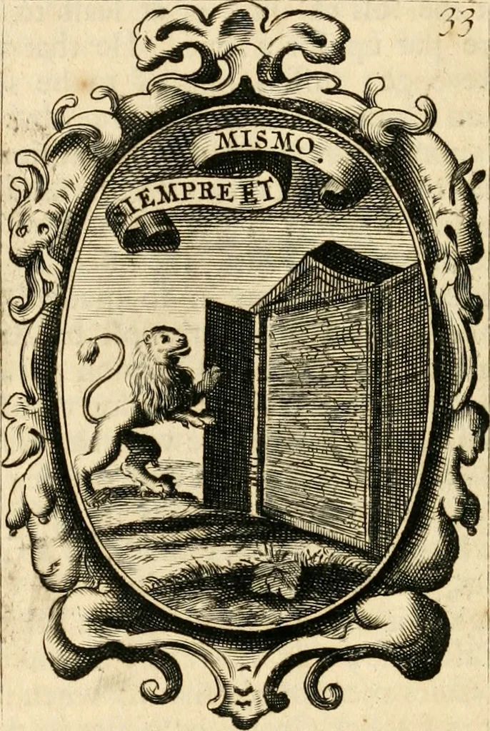 An illustration from The royal politician represented in one hundred emblems, 1700, leaf 267