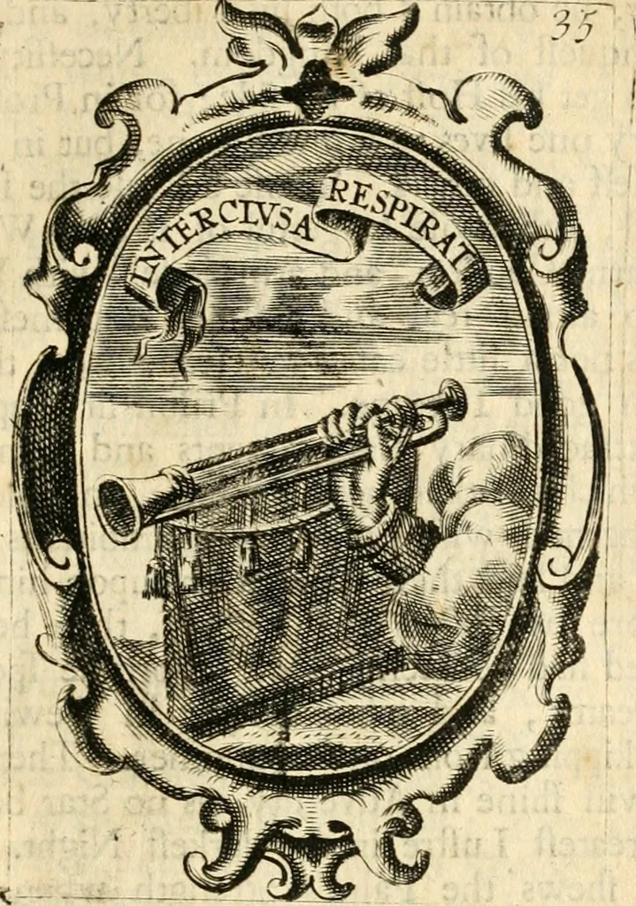 An illustration from The royal politician represented in one hundred emblems, 1700, leaf 282