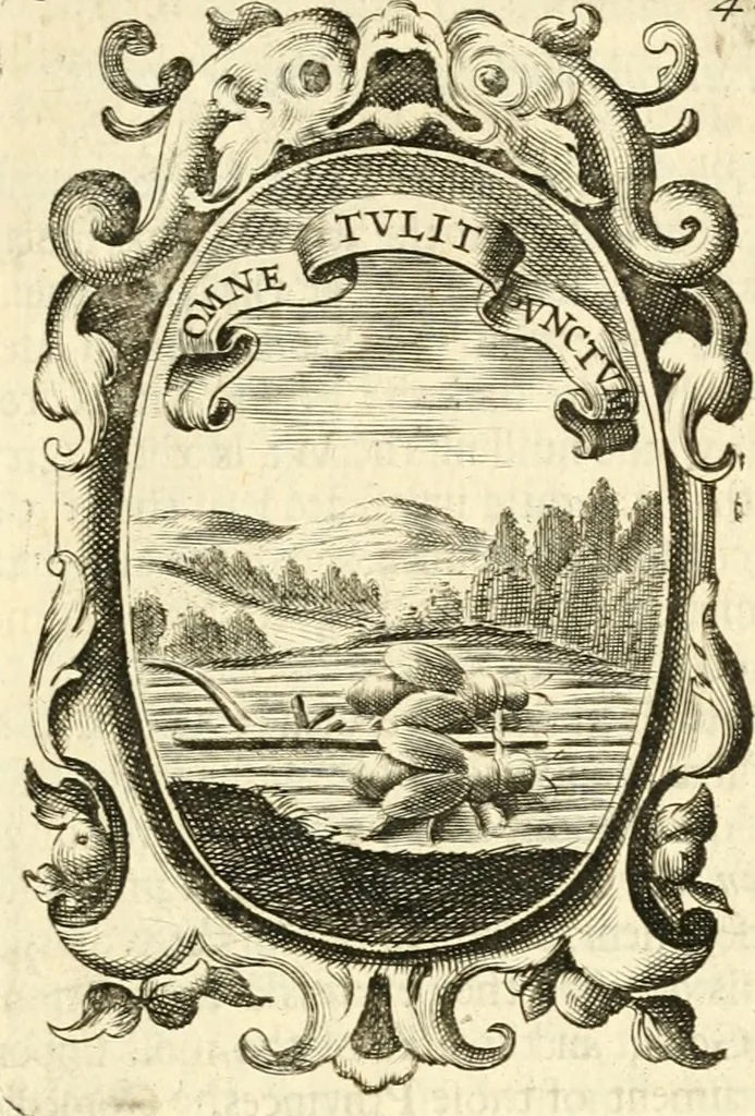 An illustration from The royal politician represented in one hundred emblems, 1700, leaf 326