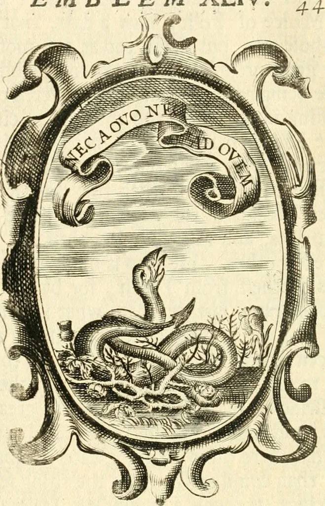 An illustration from The royal politician represented in one hundred emblems, 1700, leaf 337