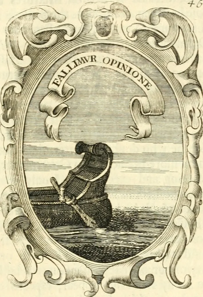 An illustration from The royal politician represented in one hundred emblems, 1700, leaf 346