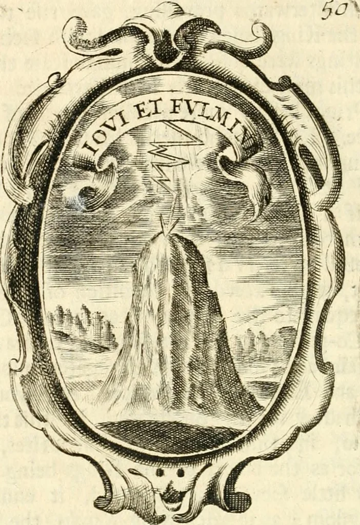An illustration from The royal politician represented in one hundred emblems, 1700, leaf 383