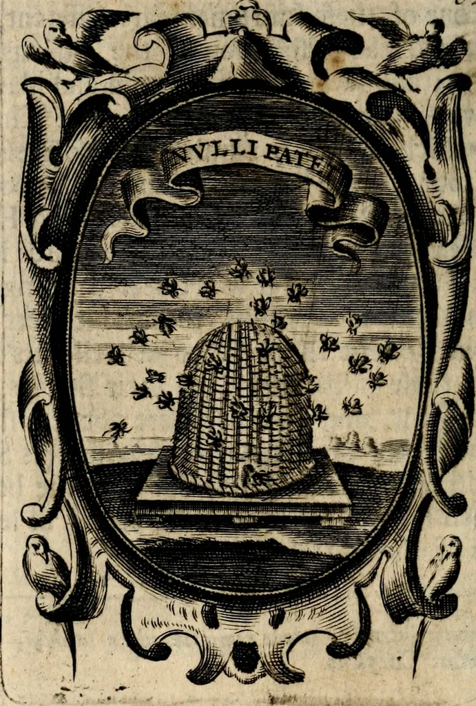An illustration from The royal politician represented in one hundred emblems, 1700, leaf 111
