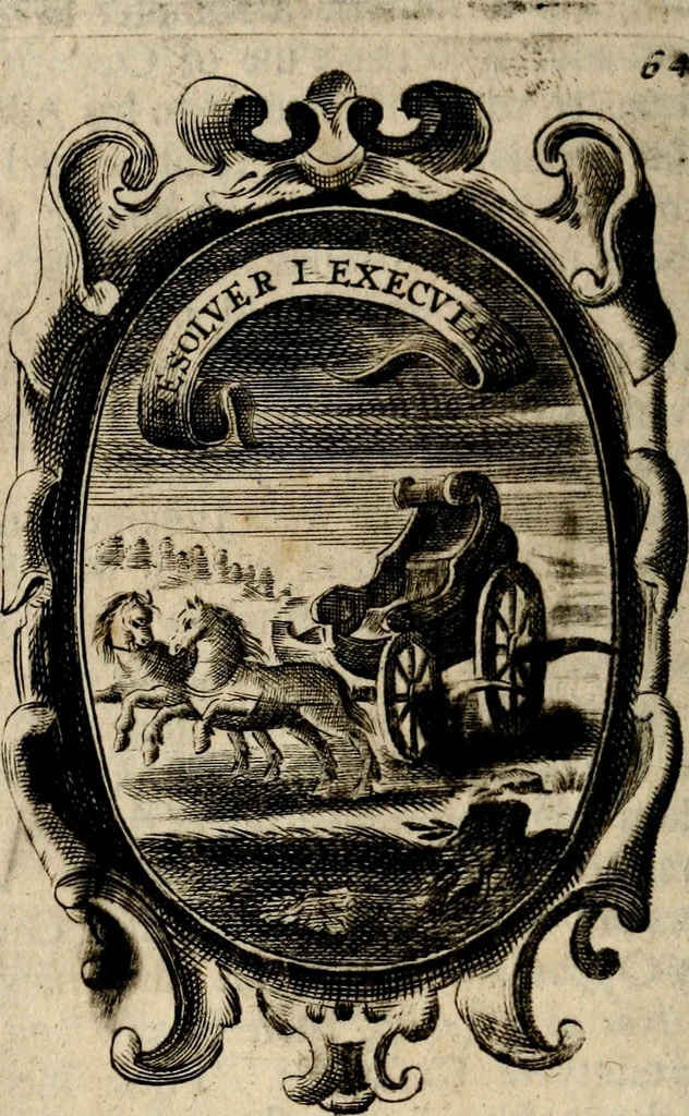 An illustration from The royal politician represented in one hundred emblems, 1700, leaf 123