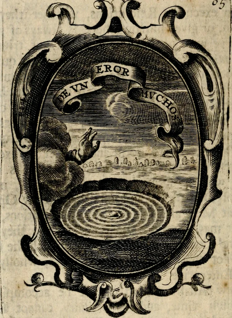 An illustration from The royal politician represented in one hundred emblems, 1700, leaf 127