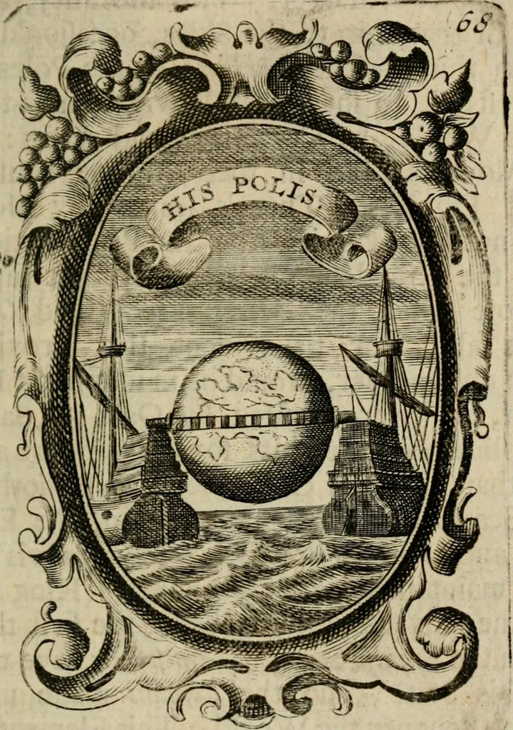 An illustration from The royal politician represented in one hundred emblems, 1700, leaf 152