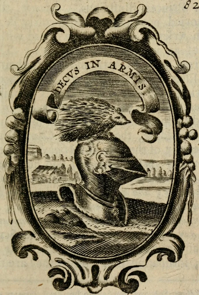 An illustration from The royal politician represented in one hundred emblems, 1700, leaf 250