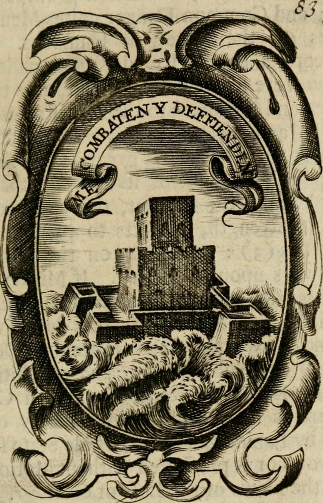 An illustration from The royal politician represented in one hundred emblems, 1700, leaf 260