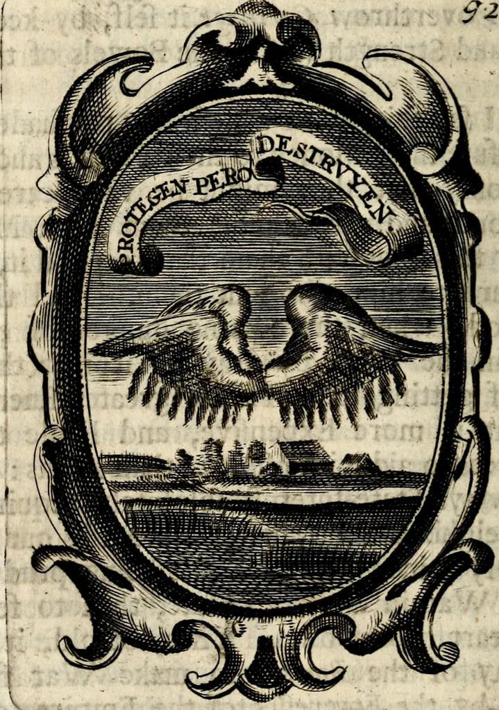An illustration from The royal politician represented in one hundred emblems, 1700, leaf 311