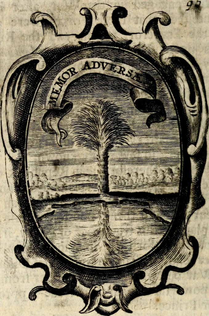An illustration from The royal politician represented in one hundred emblems, 1700, leaf 341