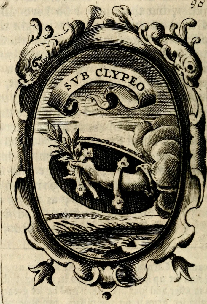 An illustration from The royal politician represented in one hundred emblems, 1700, leaf 355