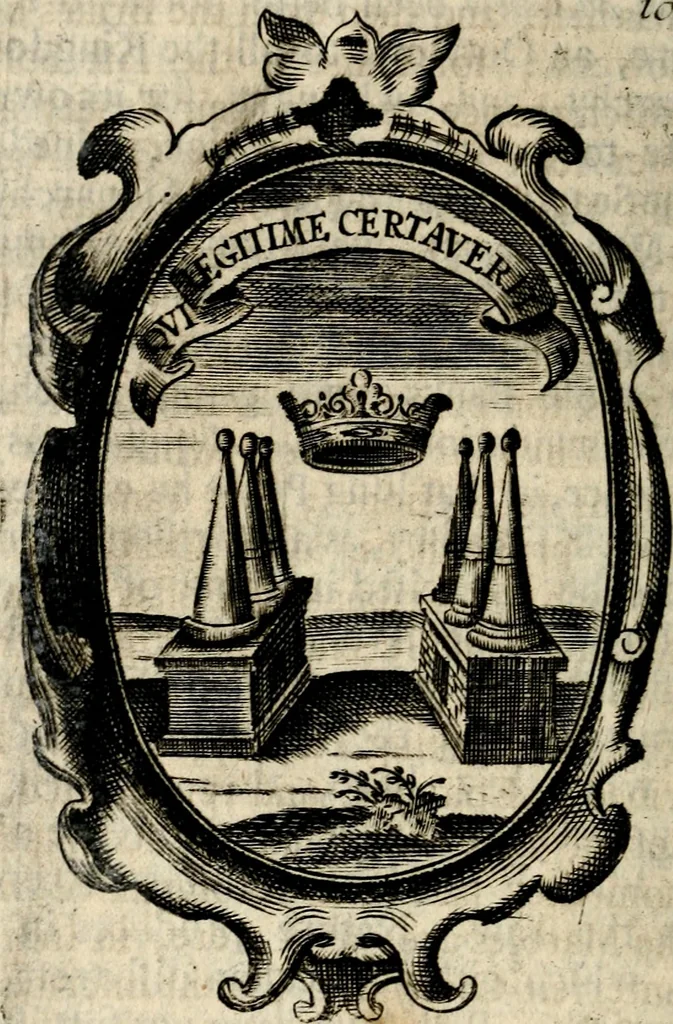An illustration from The royal politician represented in one hundred emblems, 1700, leaf 367