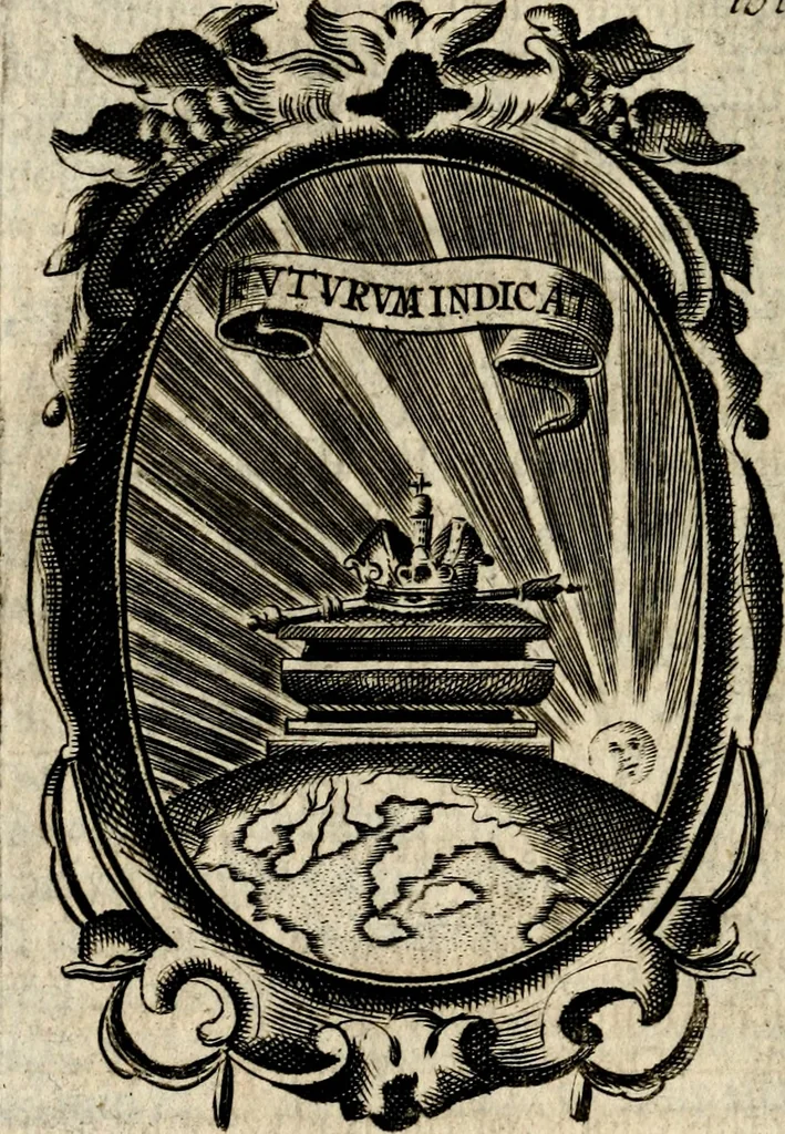 An illustration from The royal politician represented in one hundred emblems, 1700, leaf 381