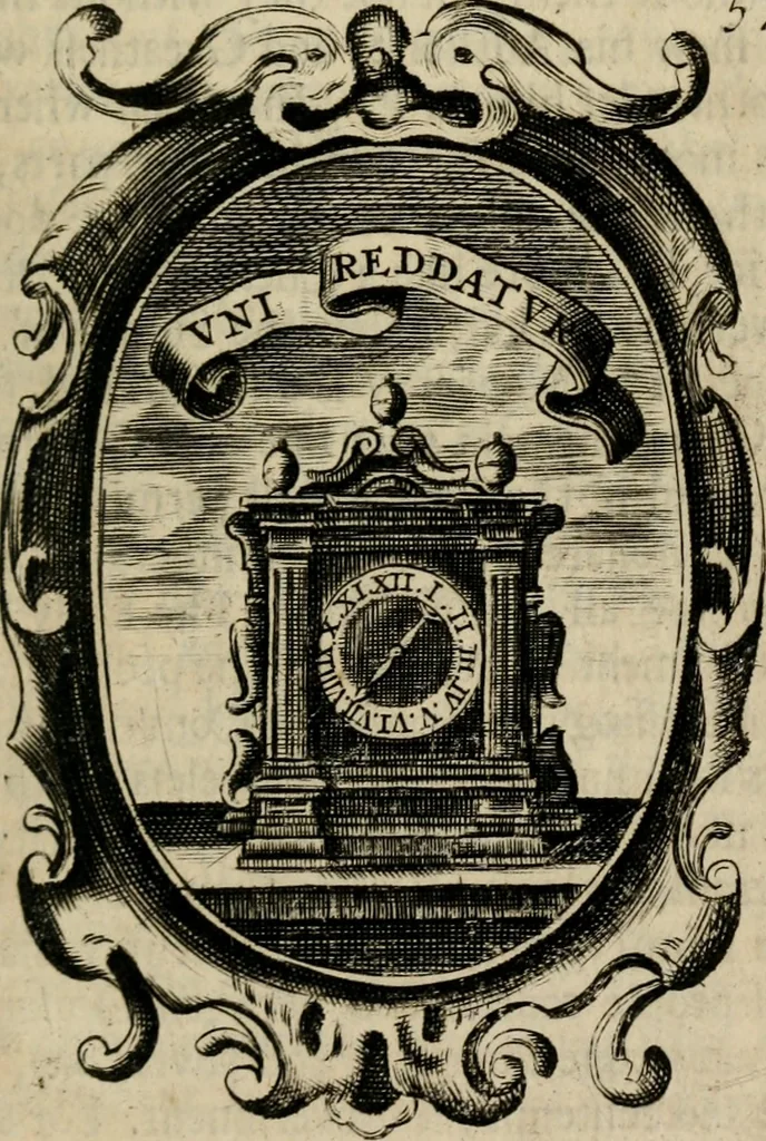 An illustration from The royal politician represented in one hundred emblems, 1700, leaf 56