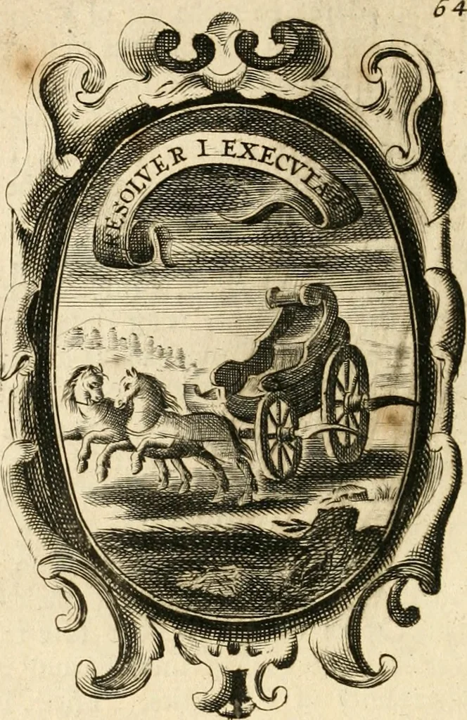 An illustration from The royal politician represented in one hundred emblems, 1700, leaf 119