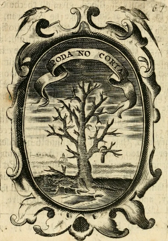 An illustration from The royal politician represented in one hundred emblems, 1700, leaf 139