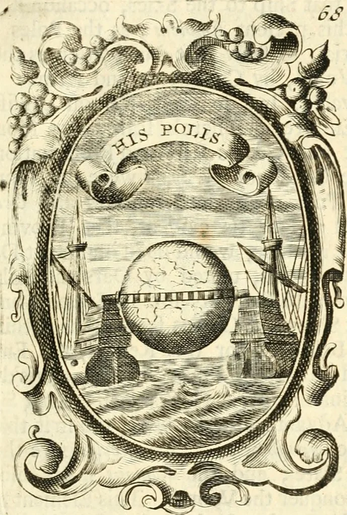 An illustration from The royal politician represented in one hundred emblems, 1700, leaf 148