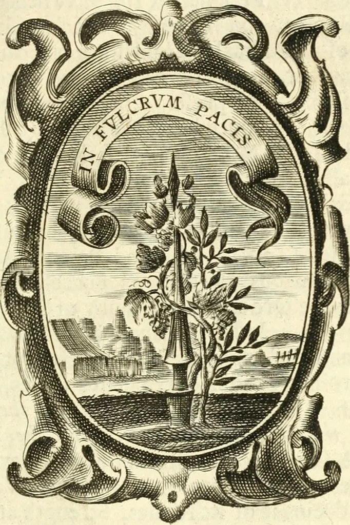 An illustration from The royal politician represented in one hundred emblems, 1700, leaf 196