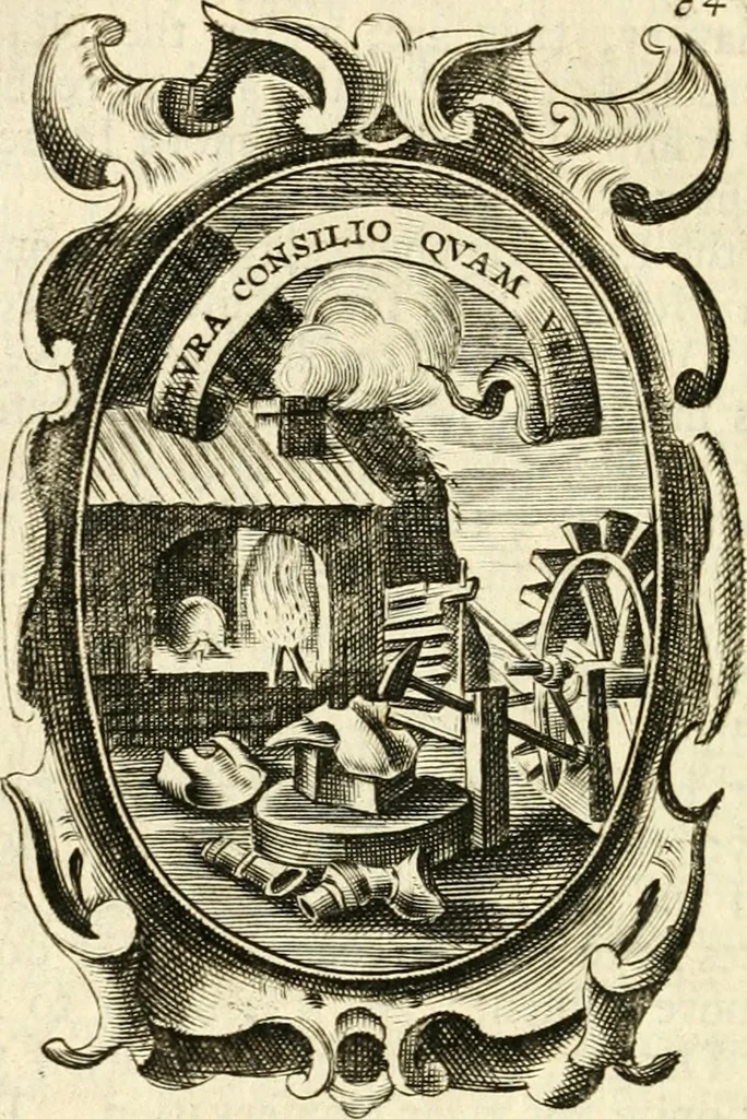 An illustration from The royal politician represented in one hundred emblems, 1700, leaf 261