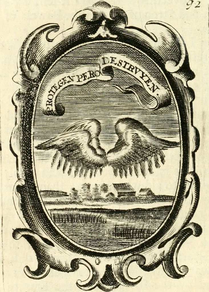 An illustration from The royal politician represented in one hundred emblems, 1700, leaf 307
