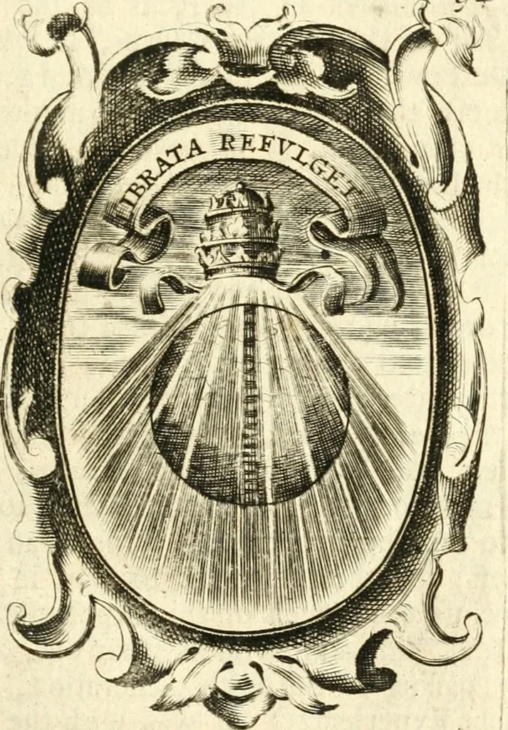 An illustration from The royal politician represented in one hundred emblems, 1700, leaf 318