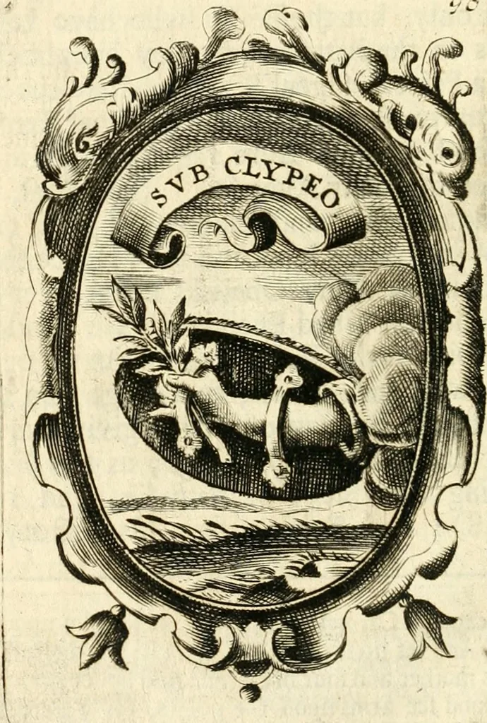An illustration from The royal politician represented in one hundred emblems, 1700, leaf 351