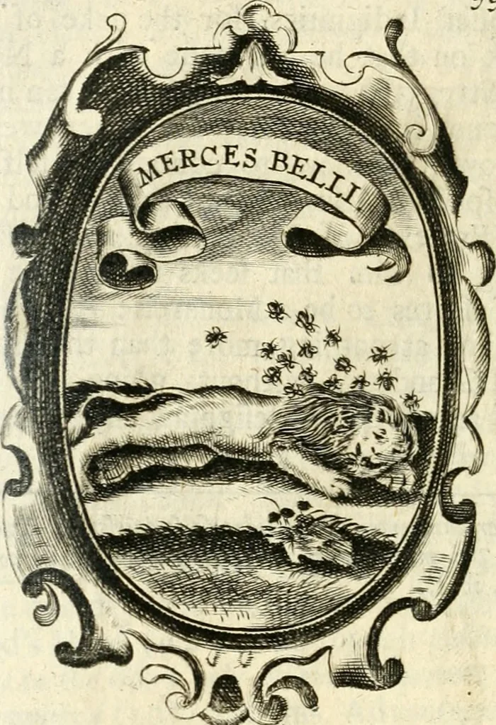 An illustration from The royal politician represented in one hundred emblems, 1700, leaf 357