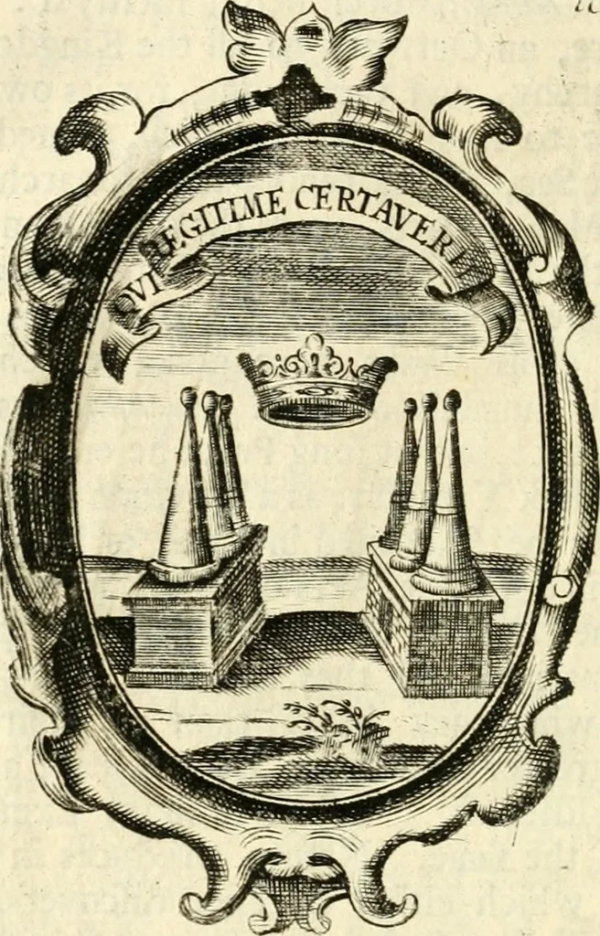 An illustration from The royal politician represented in one hundred emblems, 1700, leaf 363