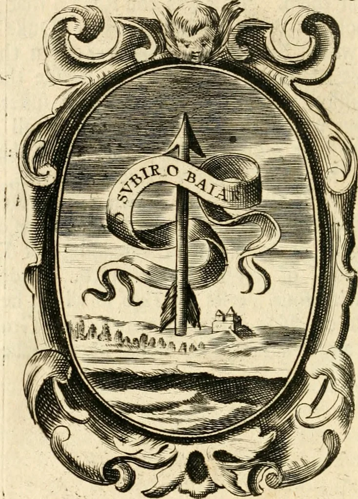 An illustration from The royal politician represented in one hundred emblems, 1700, leaf 91