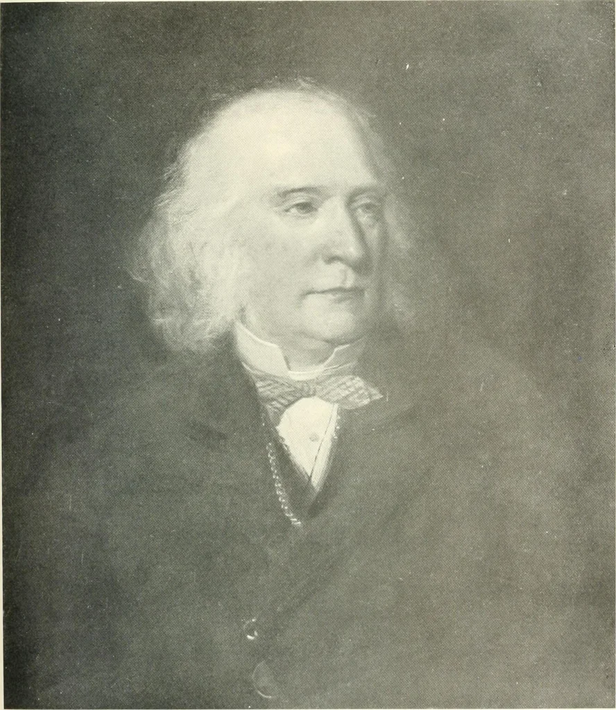 An illustration from The Royal Scottish Academy, 1826-1916; a complete list of the exhibited works by Raeburn and by academicians, associates and hon. members, giving details of those works in public galleries, 1917, leaf 100
