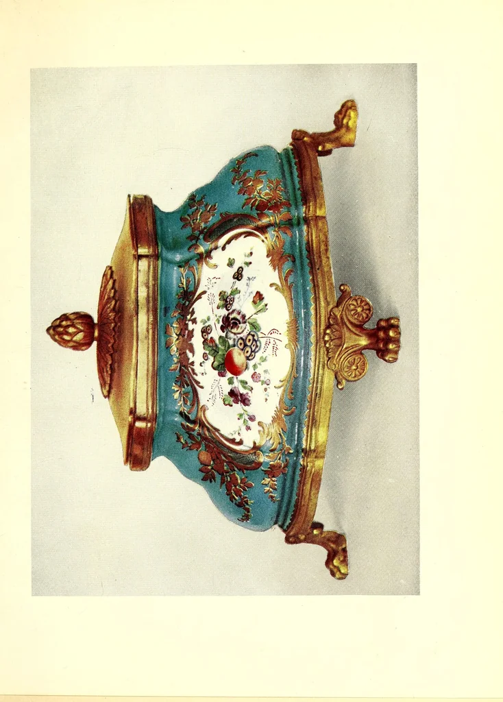 An illustration from Royal Sèvres china, 1909, leaf 45