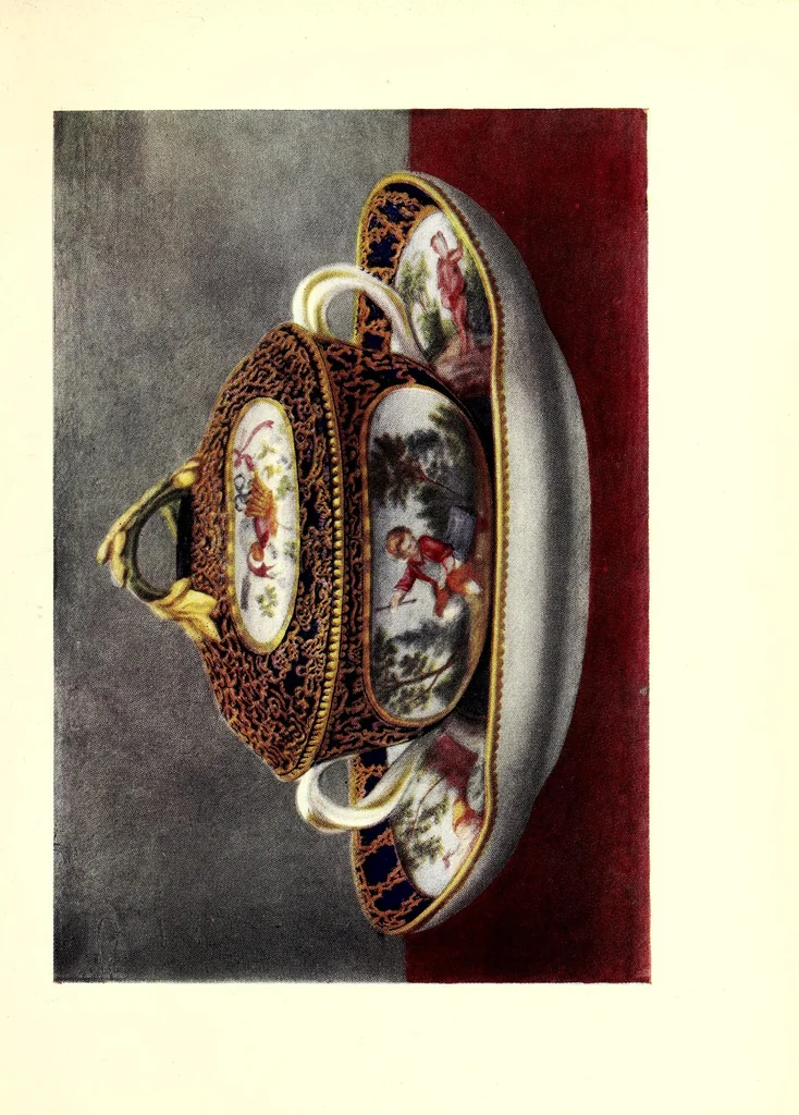 An illustration from Royal Sèvres china, 1909, leaf 59