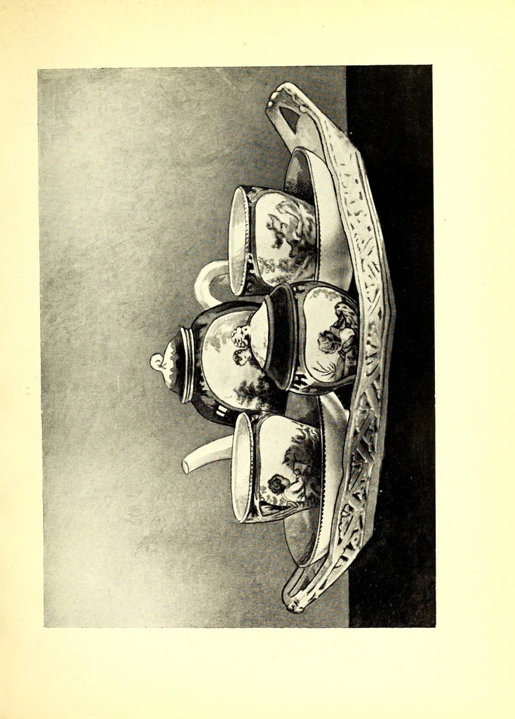 An illustration from Royal Sèvres china, 1909, leaf 73