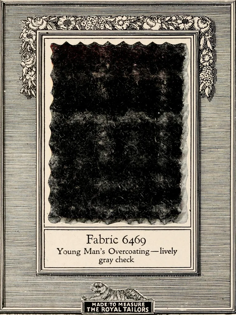 An illustration from Royal Tailors junior sample book, The, 1916, leaf 23