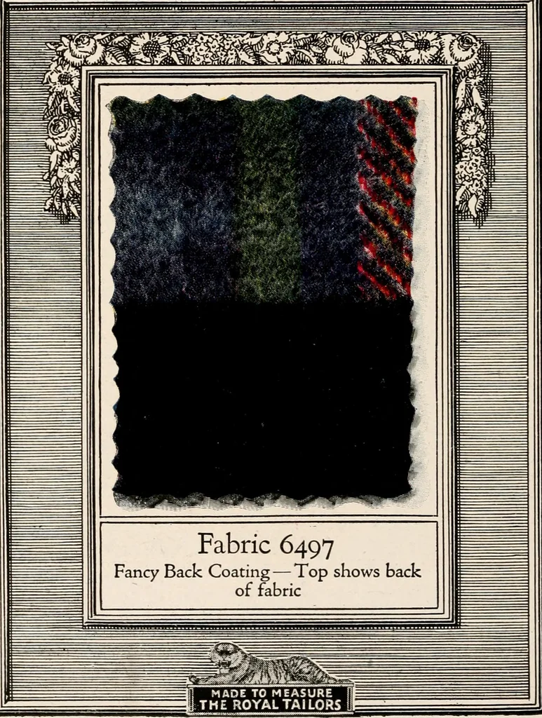 An illustration from Royal Tailors junior sample book, The, 1916, leaf 25