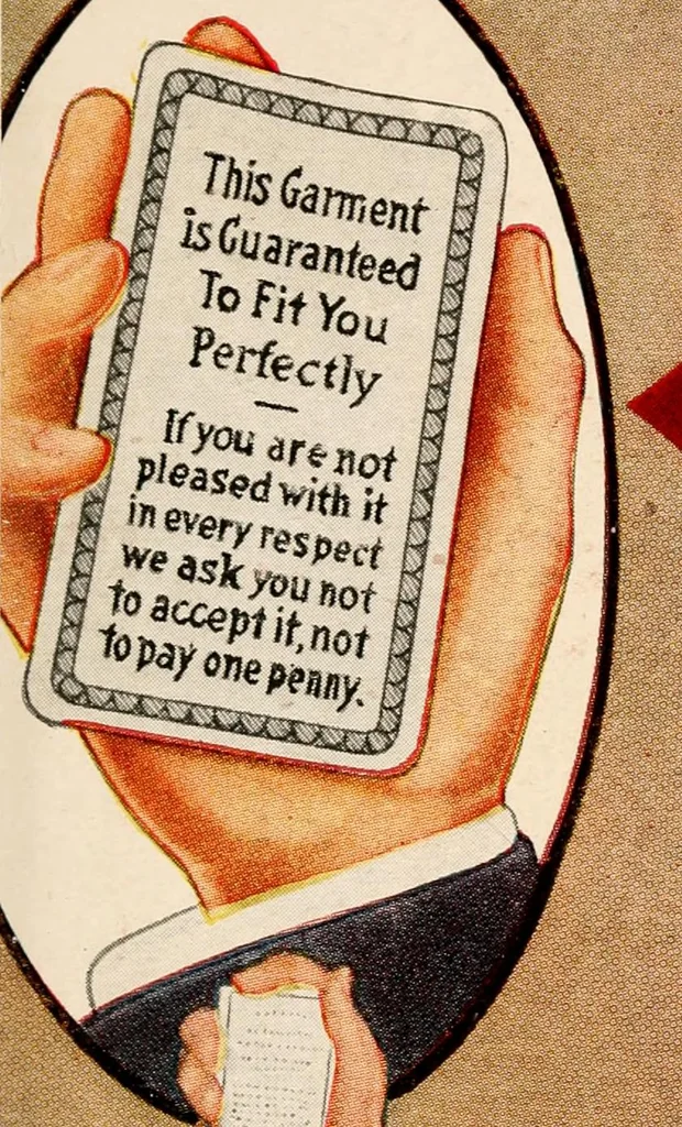 An illustration from Royal Tailors junior sample book, The, 1916, leaf 36