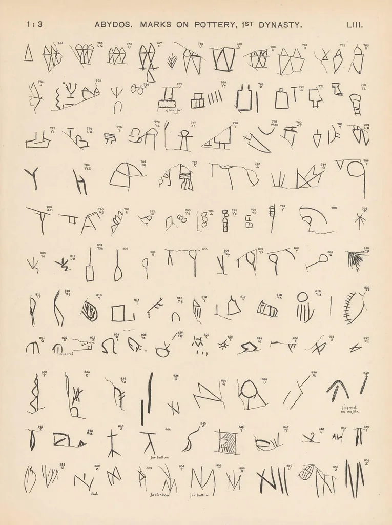 An illustration from The royal tombs of the first dynasty, 1900-1901, 1900, leaf 171