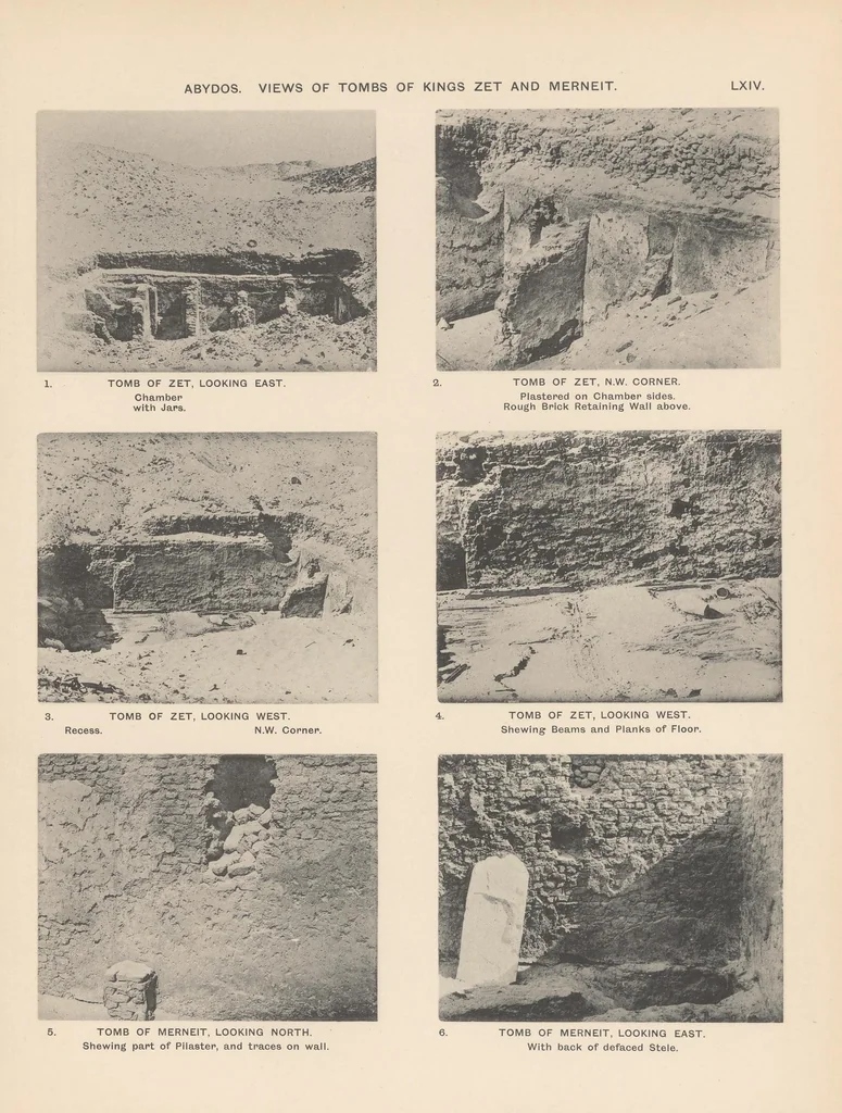 An illustration from The royal tombs of the first dynasty, 1900-1901, 1900, leaf 197