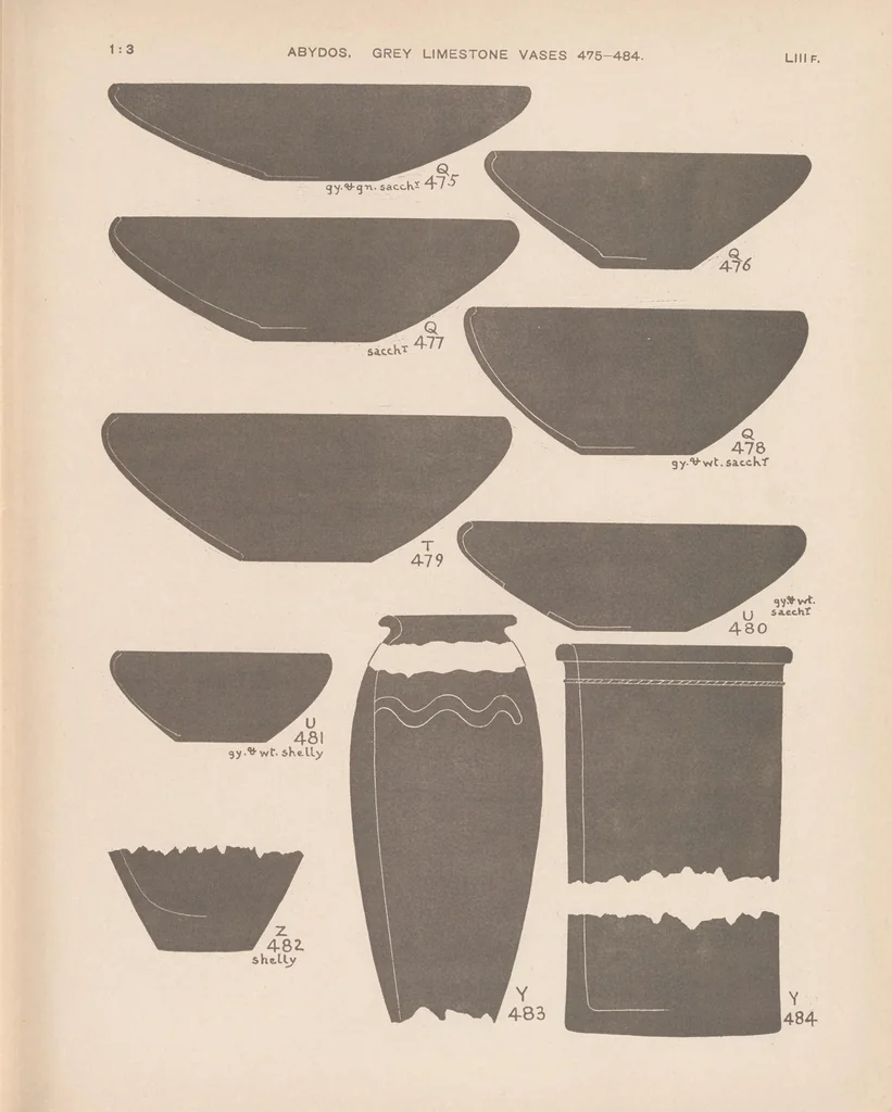 An illustration from The royal tombs of the first dynasty, 1900-1901, 1900, leaf 63