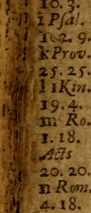 An illustration from Royal version with Canne's marginal notes : shewing that Scripture is the best interpreter of Scripture, 1682, leaf 433