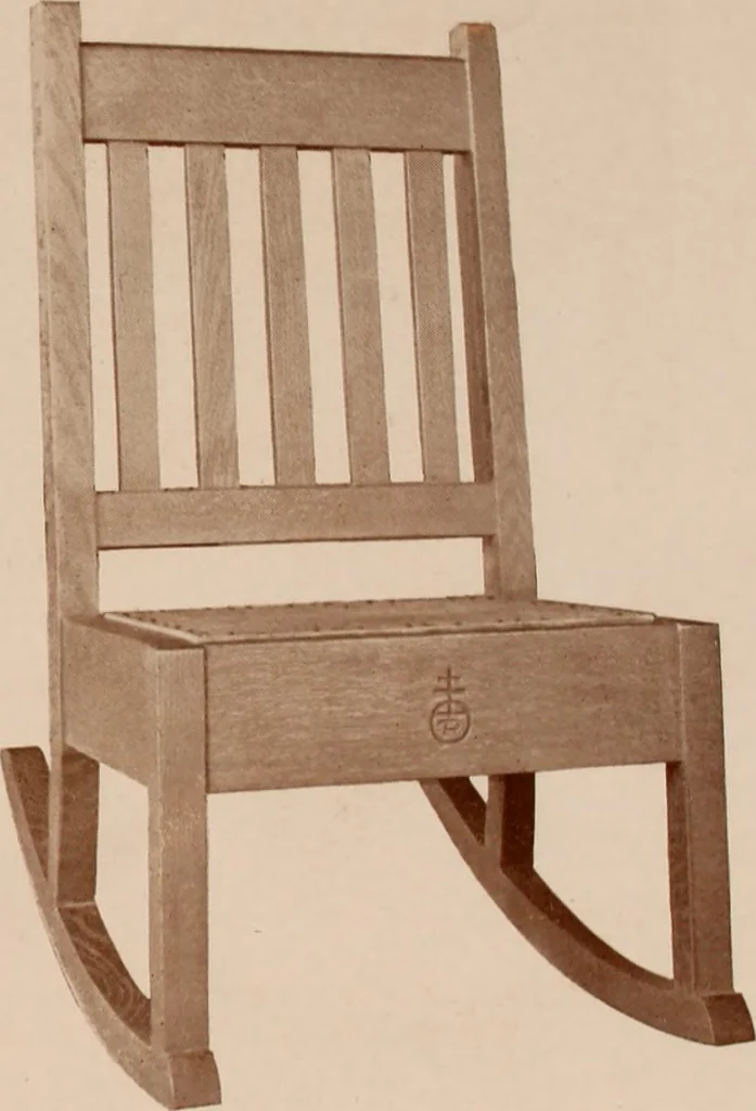An illustration from Roycroft hand made furniture., 1912, leaf 10