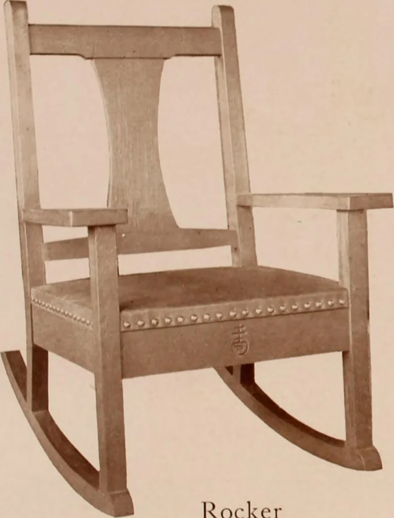 An illustration from Roycroft hand made furniture., 1912, leaf 10