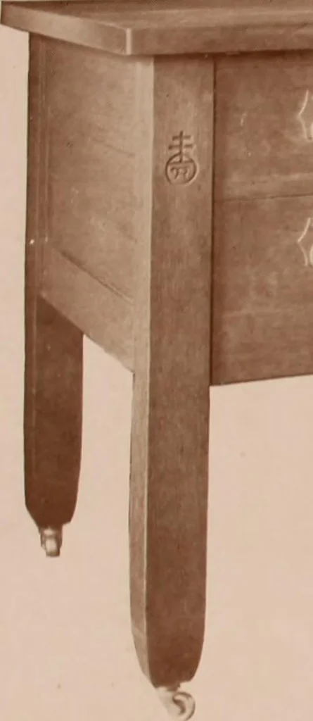 An illustration from Roycroft hand made furniture., 1912, leaf 11