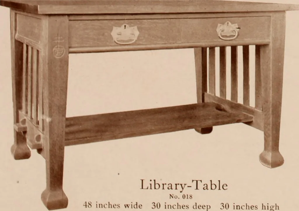 An illustration from Roycroft hand made furniture., 1912, leaf 11