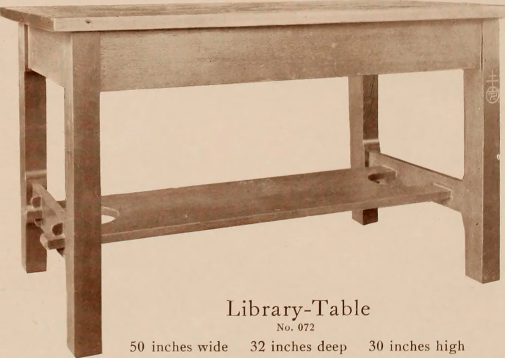 An illustration from Roycroft hand made furniture., 1912, leaf 11