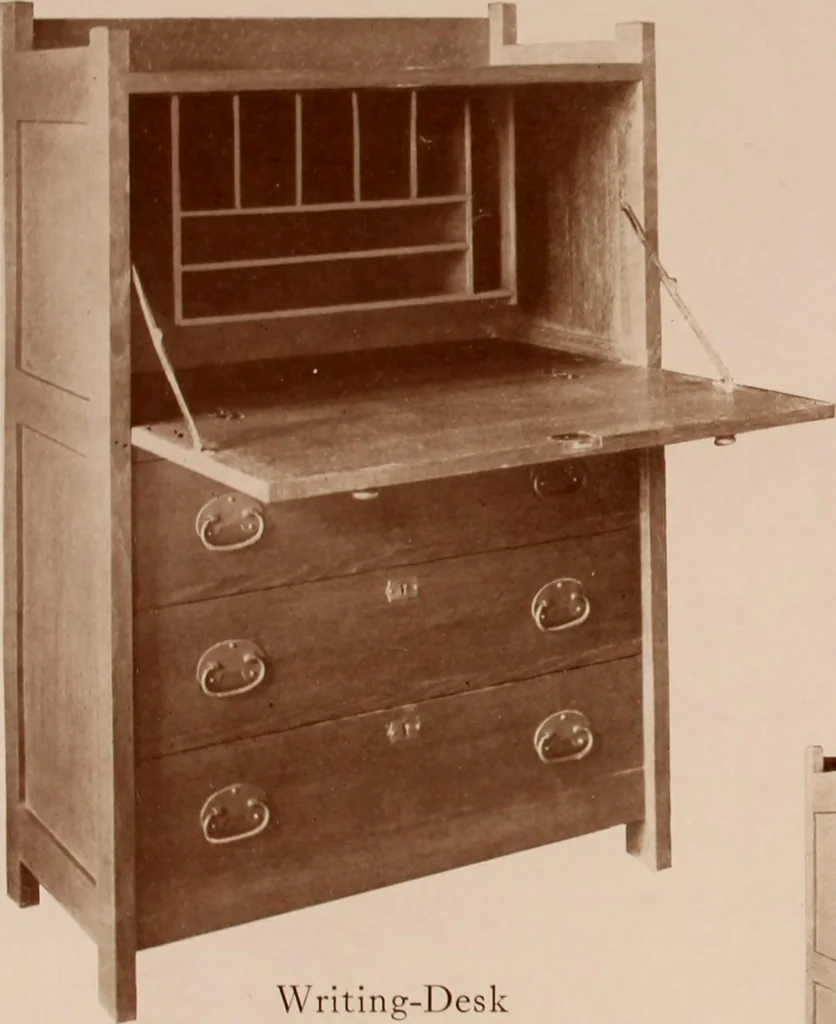 An illustration from Roycroft hand made furniture., 1912, leaf 12