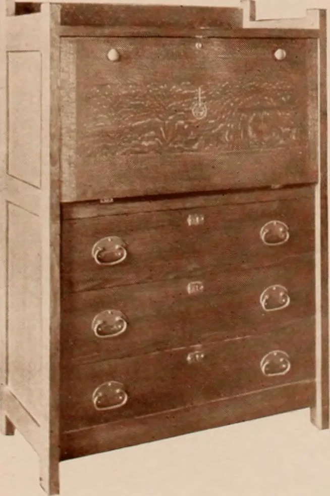 An illustration from Roycroft hand made furniture., 1912, leaf 12