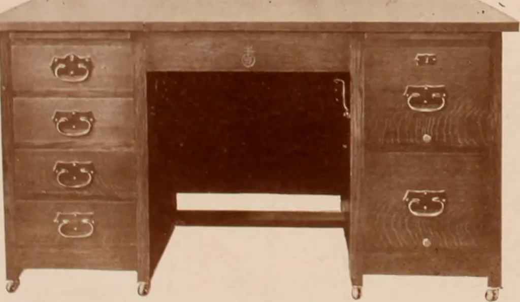 An illustration from Roycroft hand made furniture., 1912, leaf 13