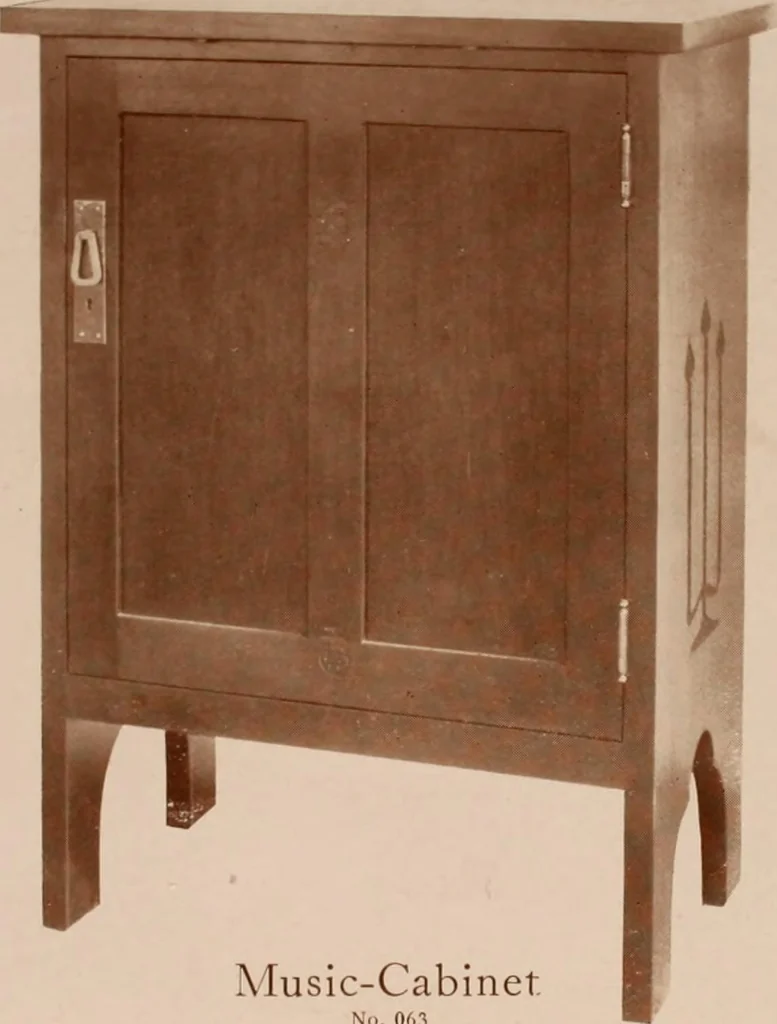 An illustration from Roycroft hand made furniture., 1912, leaf 19