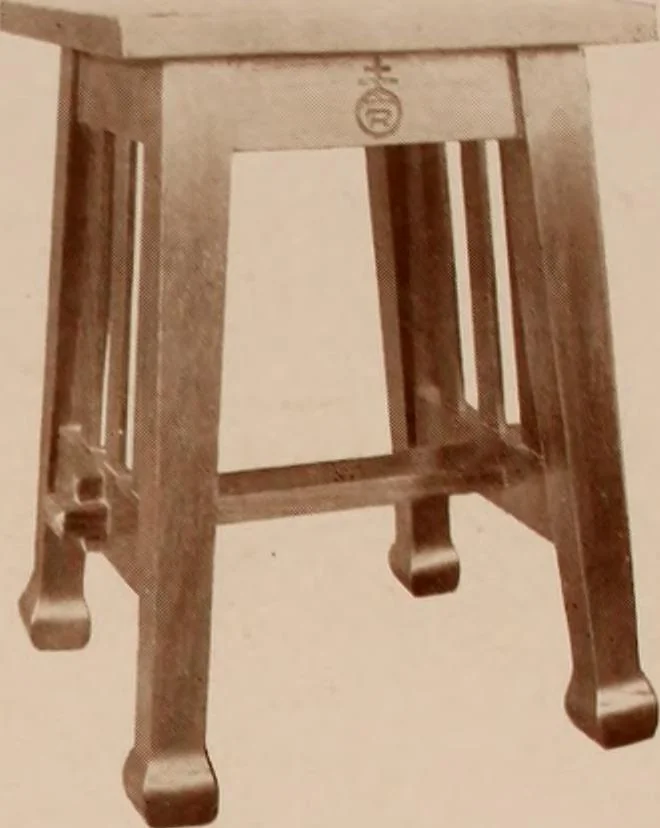 An illustration from Roycroft hand made furniture., 1912, leaf 19